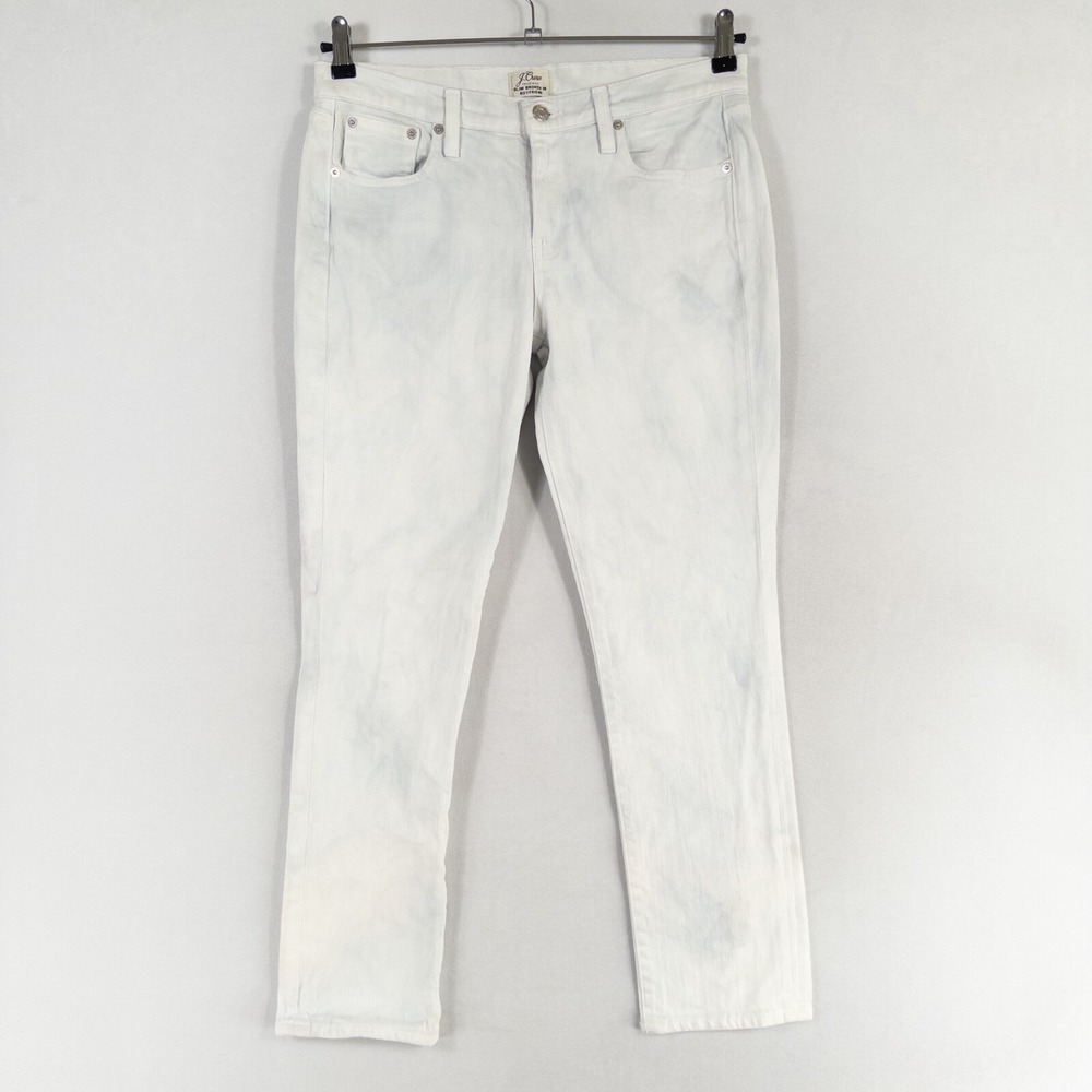 J. Crew Jeans Womens Sz 27 Light Tie Dye Slim Broken In Boyfriend Cotton Casual